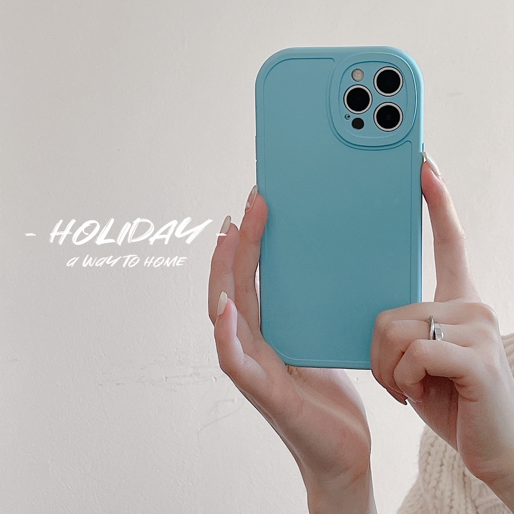 Ốp Điện Thoại Silicon Mềm Chống Sốc Bảo Vệ Toàn Diện Cho iPhone 13/12/11/X/8/7P