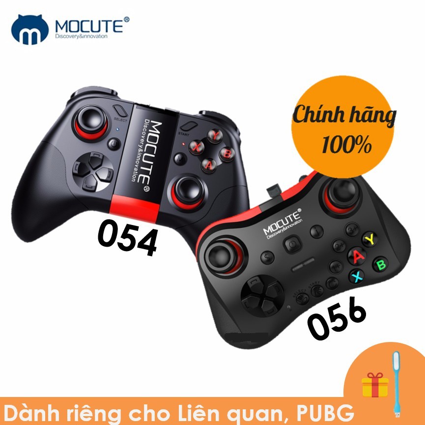 TAY CẦM CHƠI GAME THƯƠNG HIỆU MOCUTE MOCUTE 054 - MOCUTE-056 | TAY CẦM GAME| GAMEPAD tặng đèn led usb