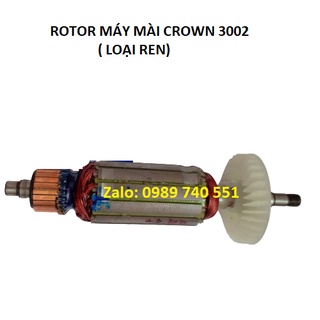 Rotor lắp máy mài crown 3002 ren