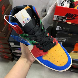 Giày Air Jordan 1 Mid "Blue The Great" [Best Quality]