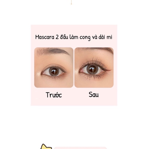 Chuốt mi Gogo Tales mascara 2 đầu làm cong và dài mi GT333