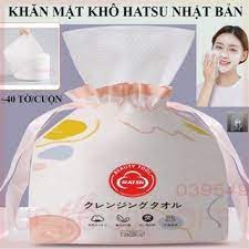 Khăn Mặt Khô, Tẩy Trang Đa Năng Nhật Bản Hatsu Beauty Tool lau mặt lau khô, lau ướt, tẩy trang