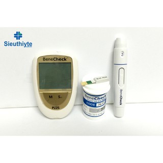 Máy Đo Đường Huyết Benecheck Plus, Máy Test Tiểu Đường Chính Hãng - Siêu Thị Y Tế