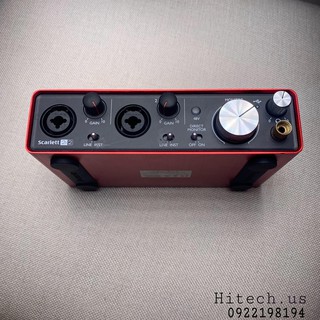 Soundcard thu âm Focusrite Scarlett 2i2 (2nd Gen) (hàng cũ)