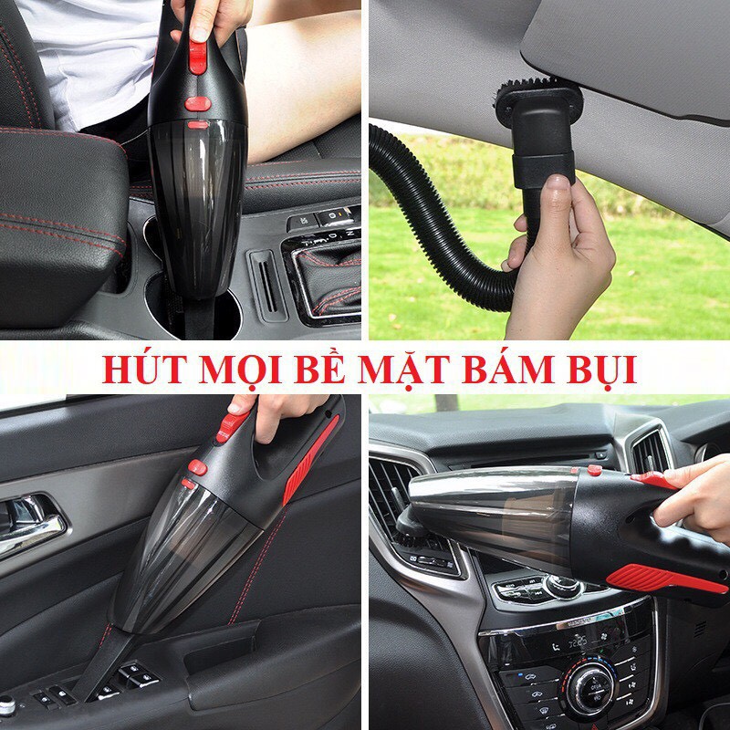 [Hàng Cao Cấp] Máy Hút Bụi Cầm Tay Mini Không Dây Cho Xe Oto CAR LEANERS - 120W - Bảo Hành 1 Năm, Đổi Trả 7 Ngày