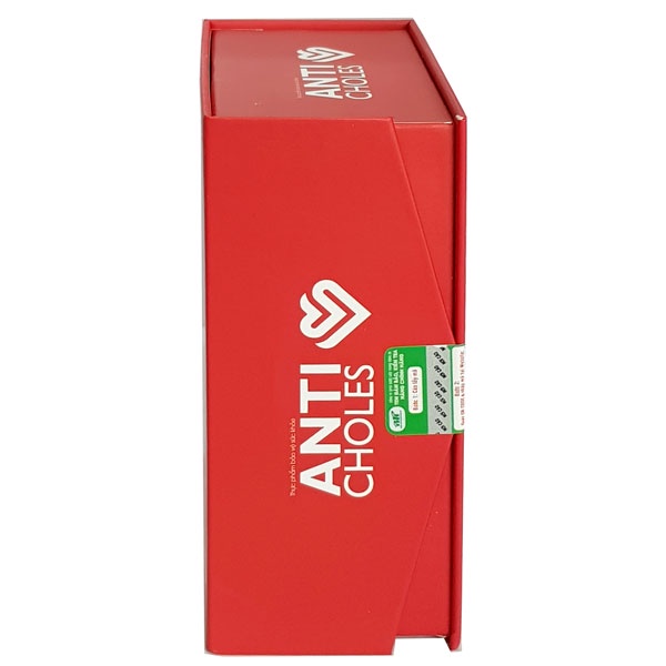 Anti Choles, hỗ trợ giảm mỡ máu, giảm nguy cơ xơ vữa mạch máu (Hộp 60 viên)
