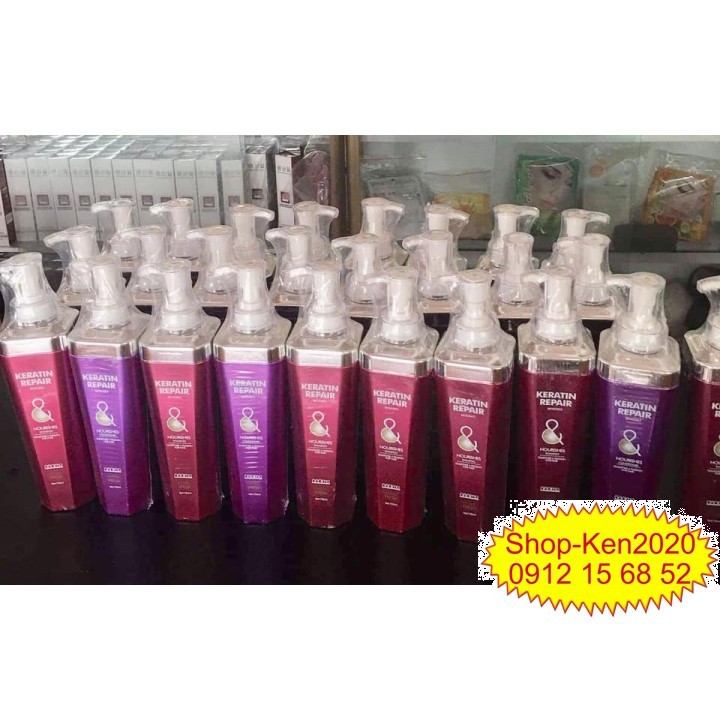 Cặp dầu gội xả Keratin Repair Minimo 750ml x2