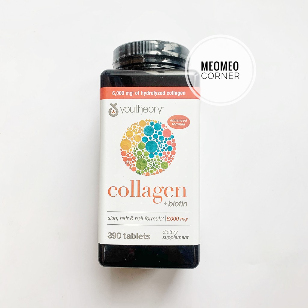 Viên Collagen Max Youtheory Type 1,2,3 290 viên Mỹ