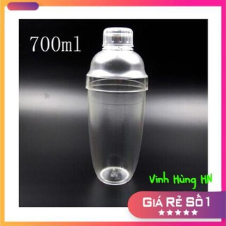 Bình lắc Shaker Vạch mờ, 500ml và 700ml