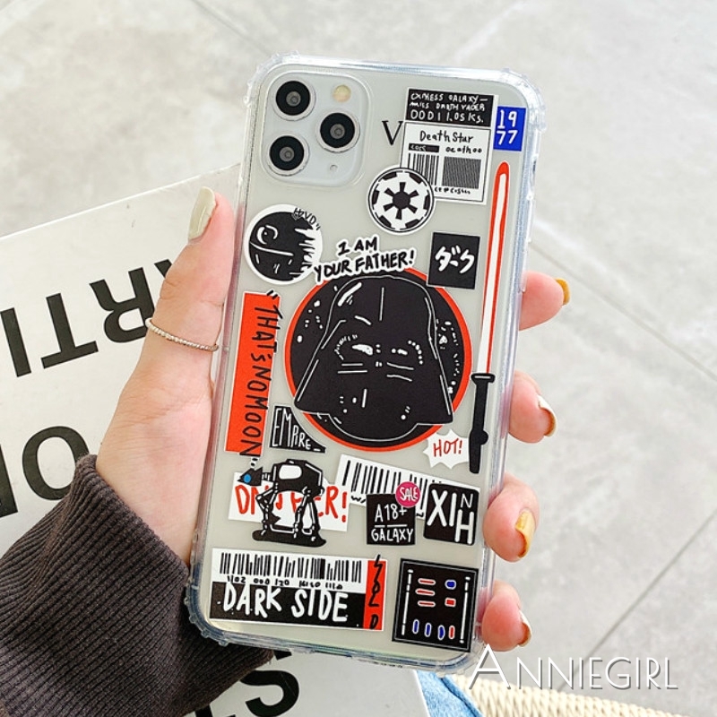 Ốp điện thoại TPU mềm họa tiết nhân vật phim Star War dành cho iPhone 12 11 Pro Max X Xs Max Xr 8 7 Plus