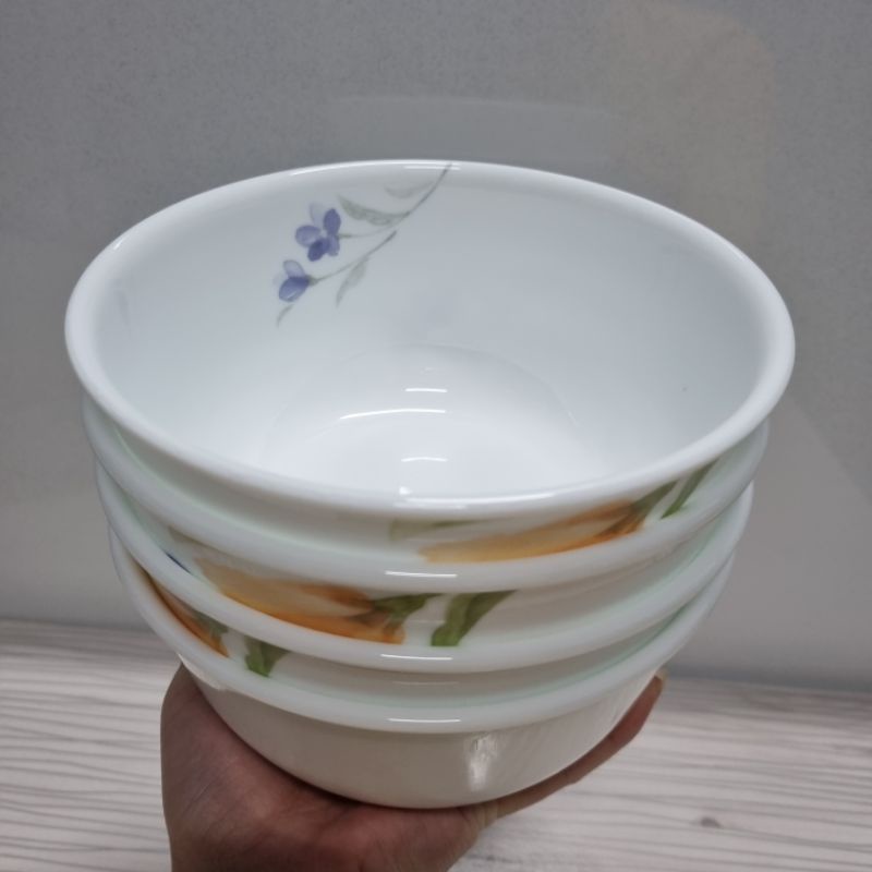 Set 4 tô sứ Mỹ Corelle Begonia size 16*6.2cm