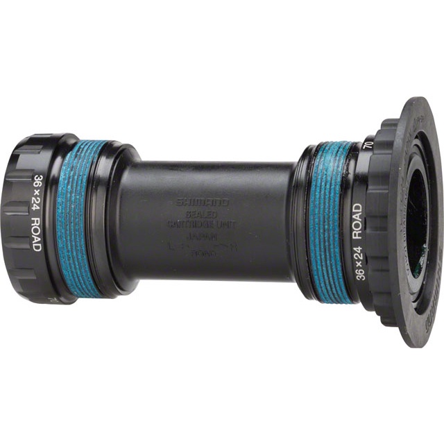 Trục giữa xe đạp Shimano Bottom Bracket 68/70mm M36x24, BB răng Ý 36x24, hàng chính hãng shimano