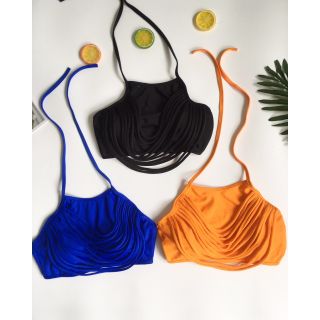 Áo bikini yếm lẻ xanh