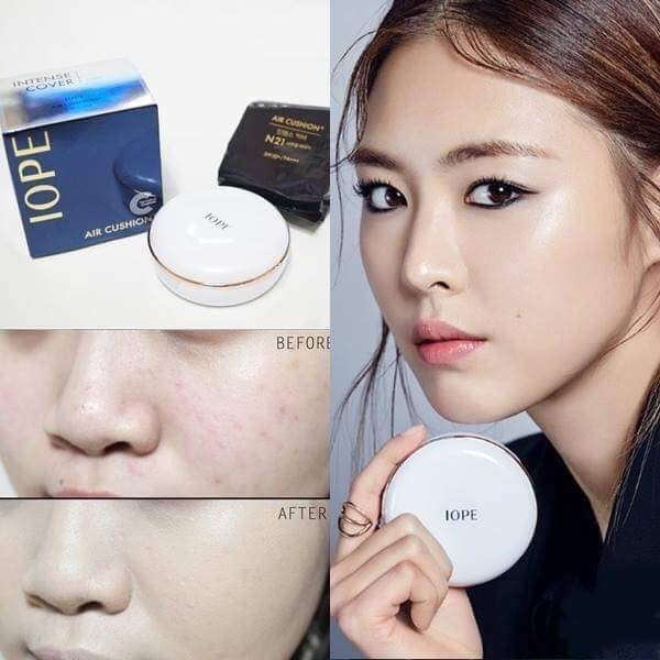 Phấn nước cao cấp kiềm dầu IOPE Air Cushion (tặng kèm lõi)