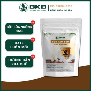 Bột trà sữa nướng bkb gói 1kg - nguyên liệu làm trà sữa trân châu thượng hạng