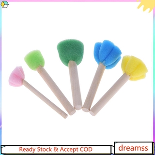 Set 5 Cọ Bọt Biển Vẽ Tranh Cho Bé