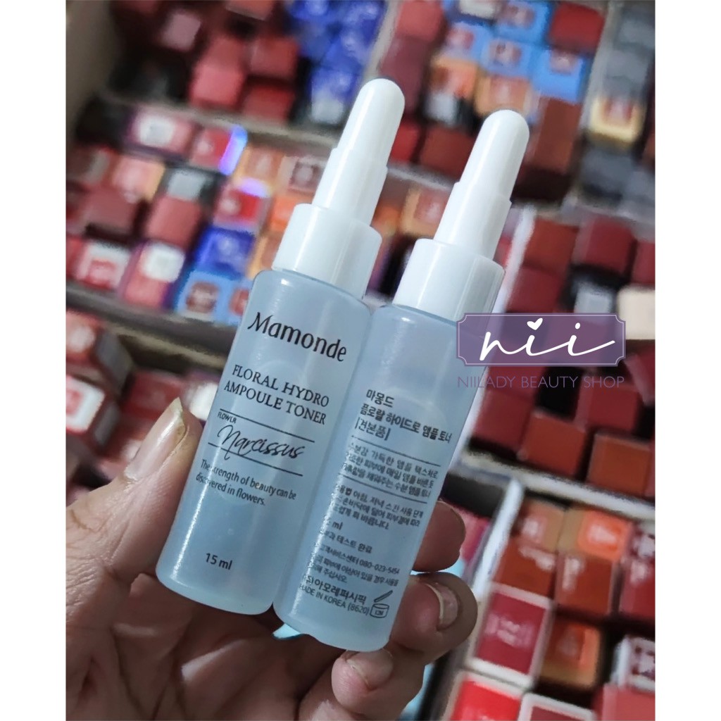 Nước cân bằng Mamonde Floral Hydro Ampoule Toner 15ml