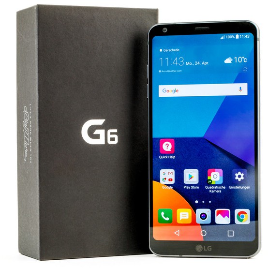 Điện thoại LG G6 - Snap 821 RAM 4Gb đẹp như mới 99%, giá rẻ  màn hình 2K, chống nước IP68