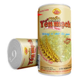 Thùng 24 Lon Cháo Yến Mạch Minh Trung 365gr