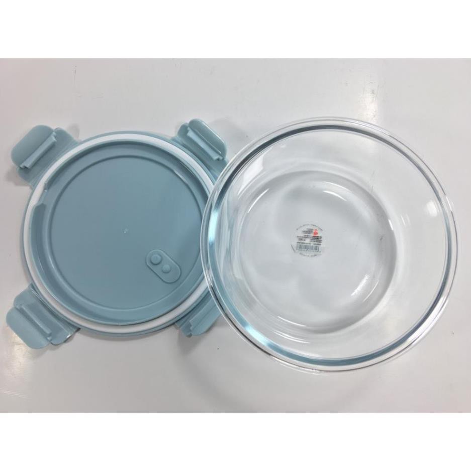 Hộp cơm thủy tinh chịu nhiệt cao đựng thức ăn, thực phẩm để lò vi sóng vuông tròn các loại Red cherry