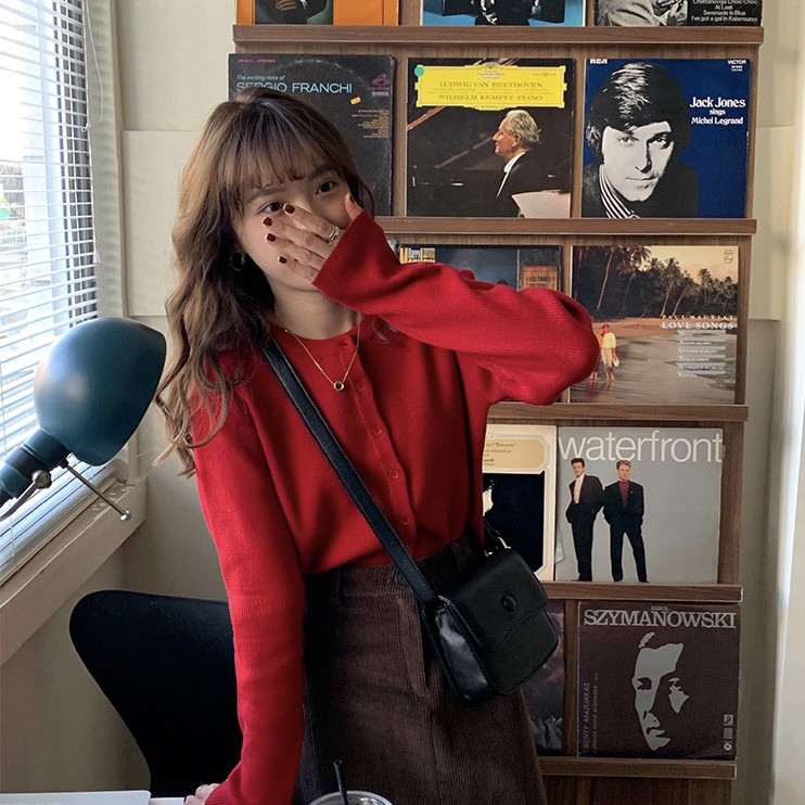 Áo khoác cardigan cổ tròn chất mịn - AK511 | BigBuy360 - bigbuy360.vn