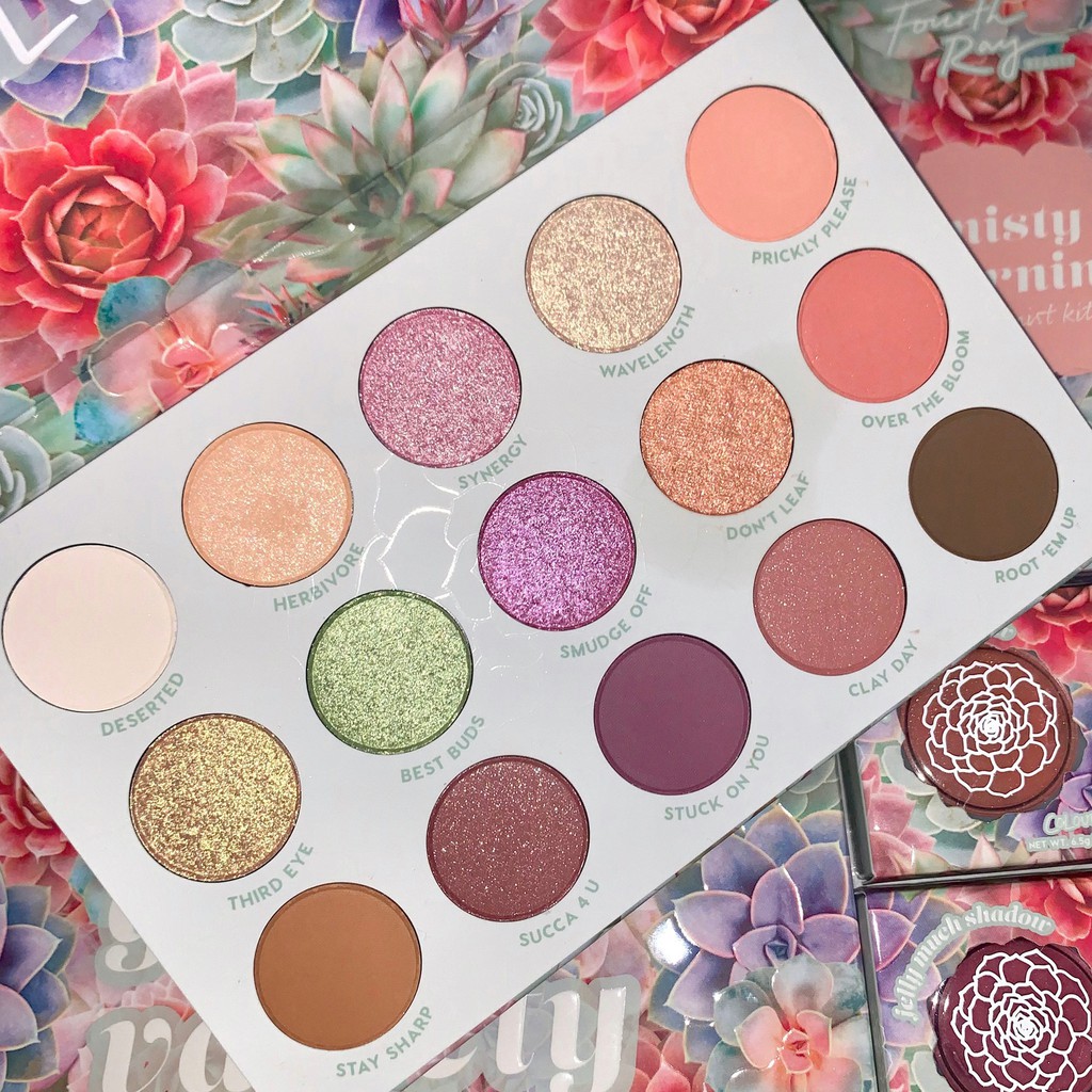 Bảng màu mắt ColourPop Garden Variety Collection Swatches 15 ô