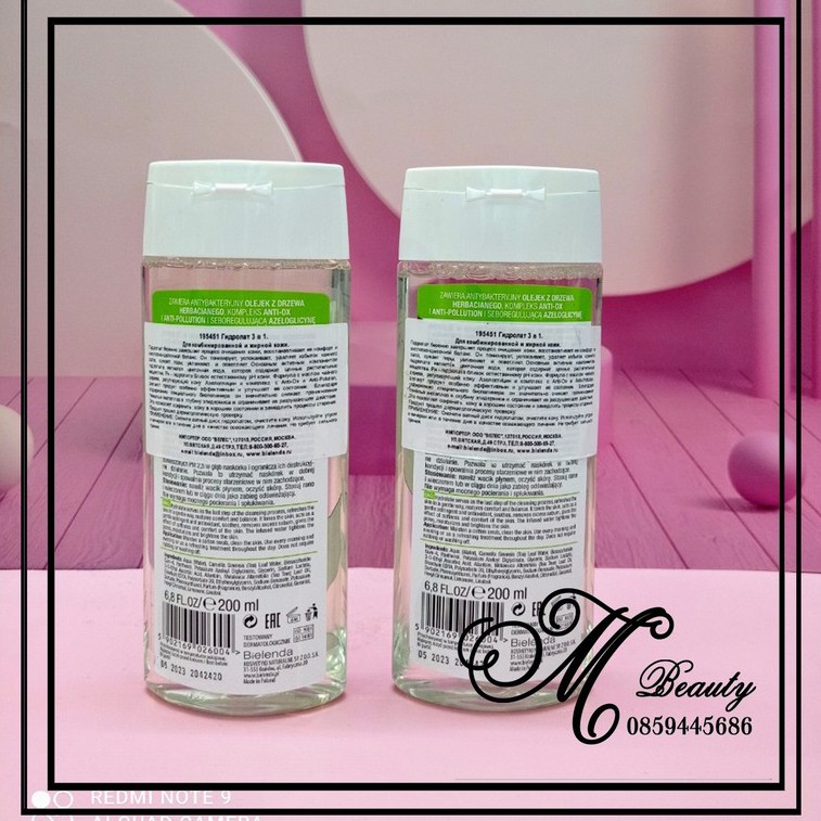 Nước hoa hồng Bielenda Trà Xanh cho da hỗn hợp, dầu mụn 200ml | BigBuy360 - bigbuy360.vn