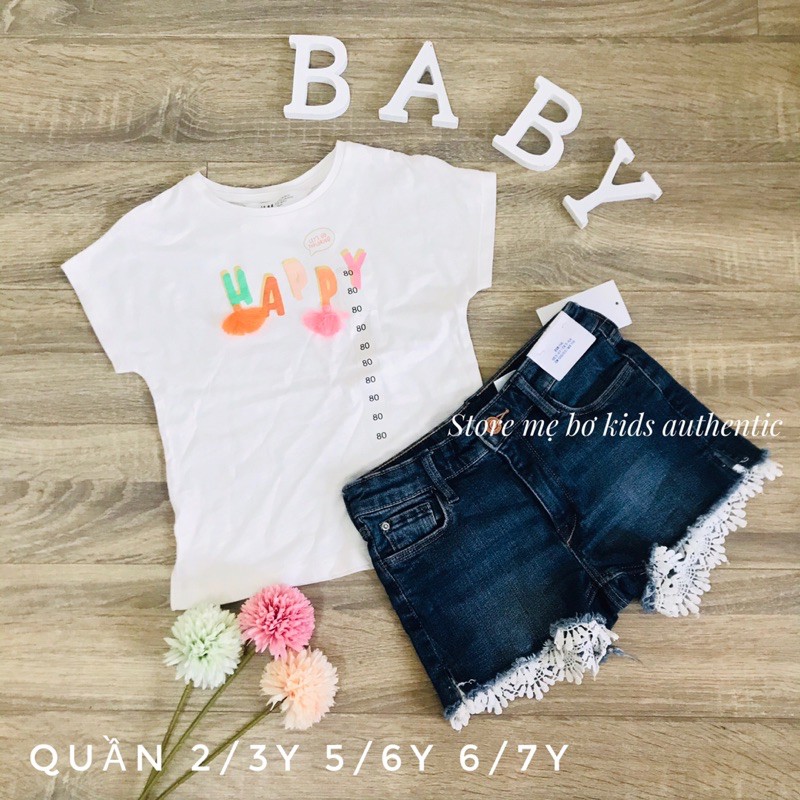 [HM AUTH] áo phông hapy hm