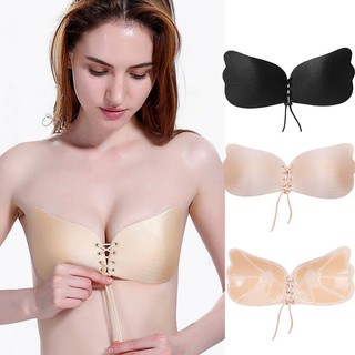 SPU02 Bra dán cánh tiên dây rút - Women Wings Of The Goddess Instant Breast Lift Invisible Silicone Push Up Bra