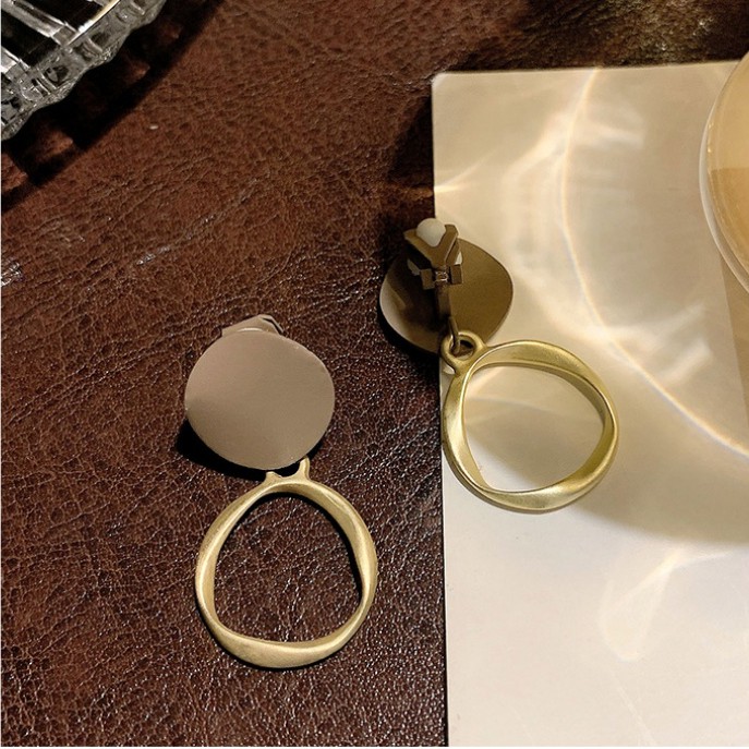 Khuyên Tai Nữ Đính Ngọc Phong Cách Thời Trang Thanh Lịch