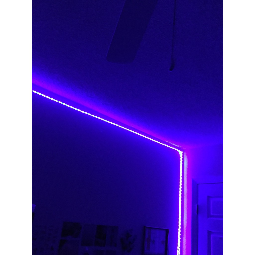 ❤️Led TikTok❤️Bộ Led Trang Trí RGB Dài 1 Mét Thay Đổi Màu TikTok Sử Dụng Đơn GiảnLED RGB 5050