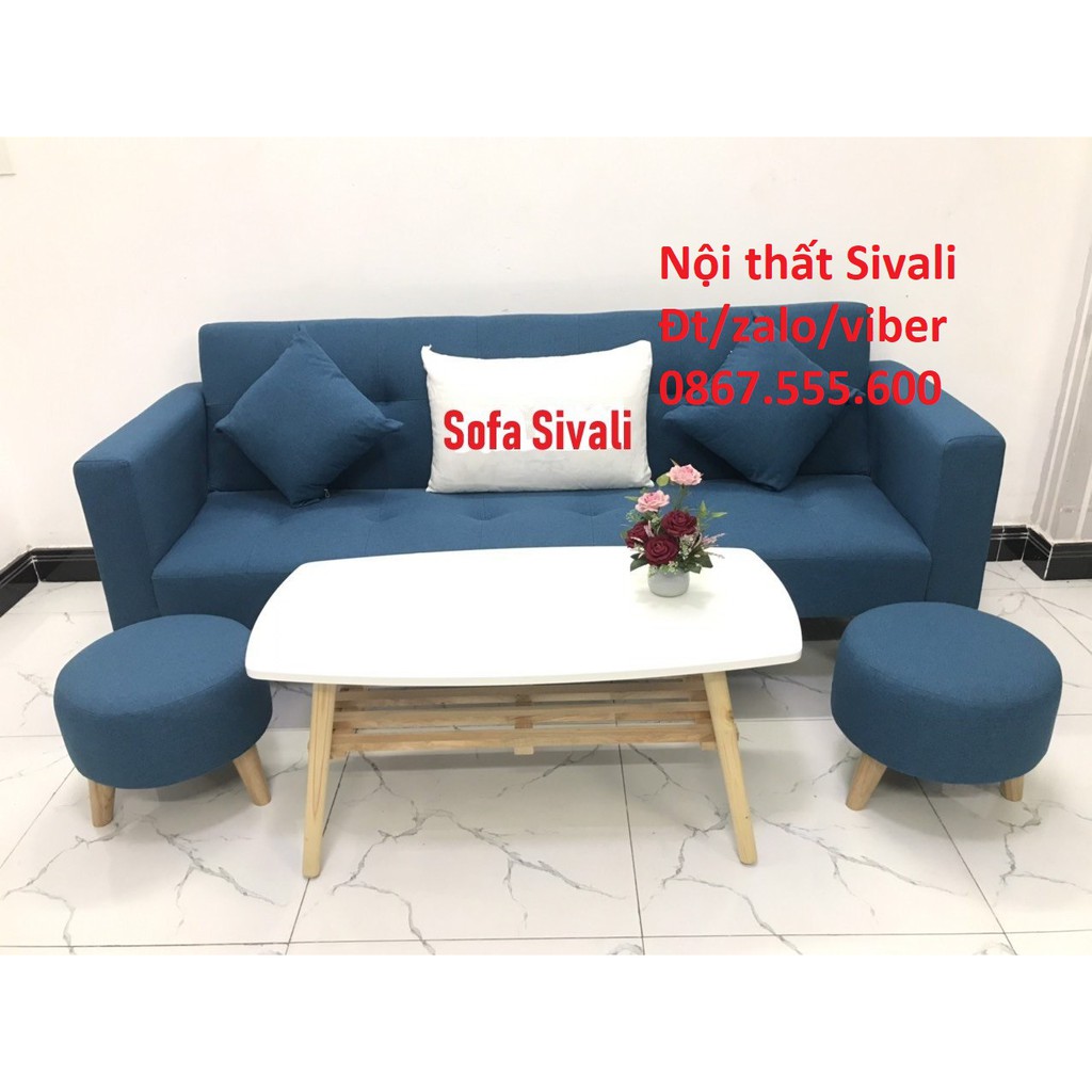 Bộ ghế dài sofa bed tay vịn phòng khách sopha sivali salon