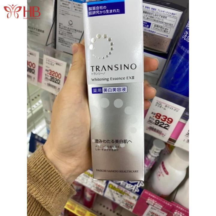 Tinh chất serum dưỡng trắng sáng da ngừa nám hiệu quả Transino Whitening Essence ExII Nhật 30g/50g