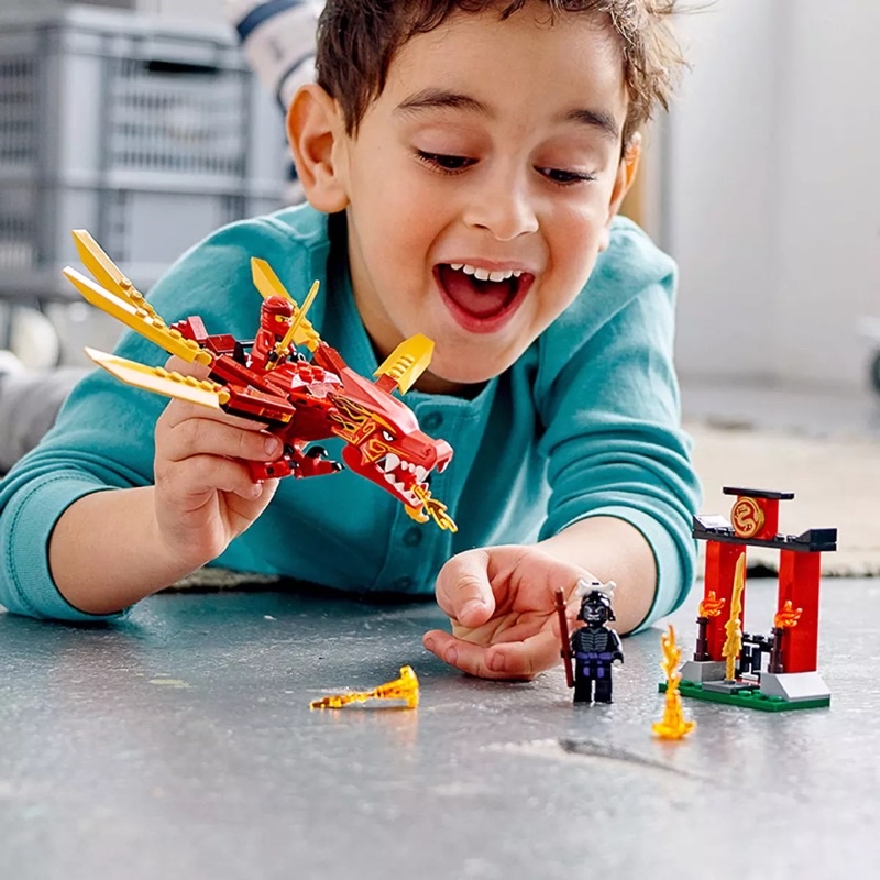 Lắp ráp Ninjago 11491 Rồng lửa của Kai 93pcs