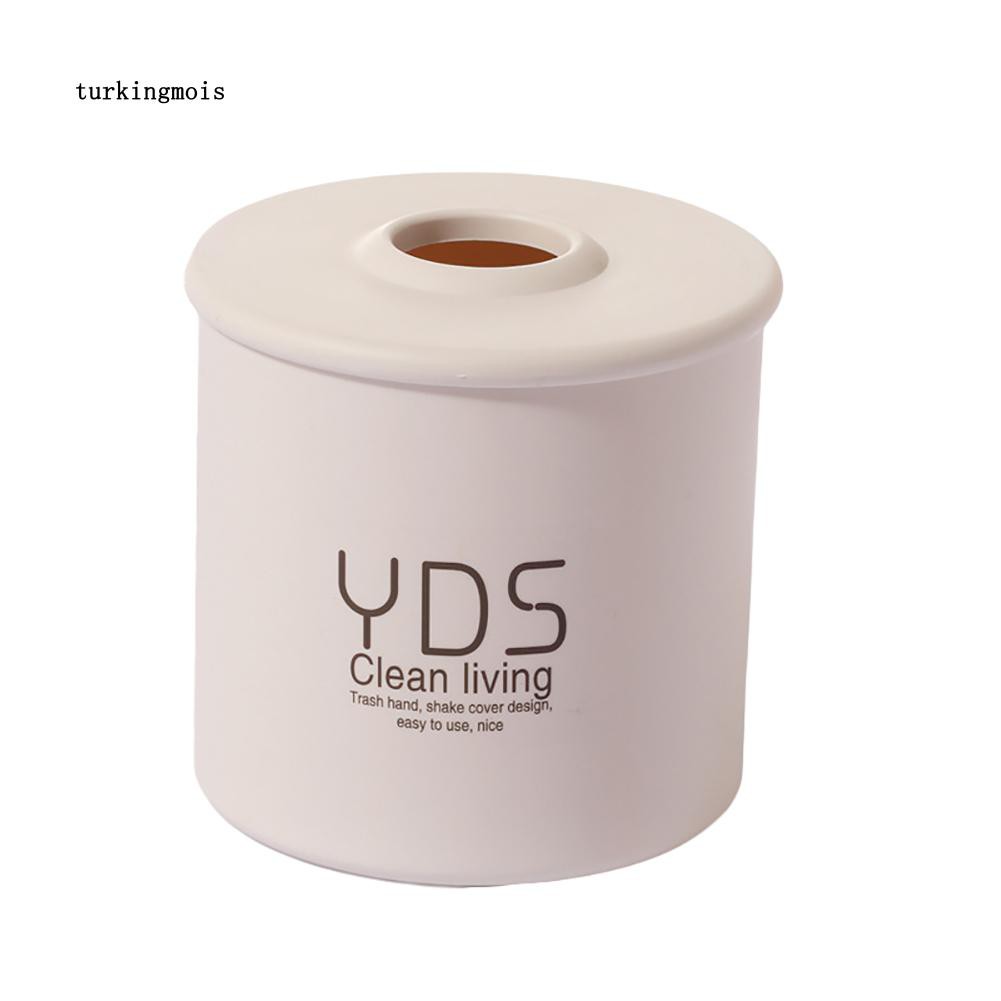 Hộp Nhựa Đựng Khăn Giấy Hình Trụ Giá Đỡ