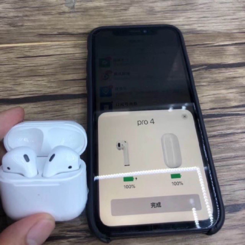 [BH6T] Tai nghe Airpod Pro 4 Blutooth 5.0 TWS Đàm thoại, âm thanh sắc nét, đổi tên và định vị chuẩn 2020  [RẺ VÔ ĐỊCH]