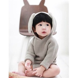 Áo len Gap tai thỏ siêu cute