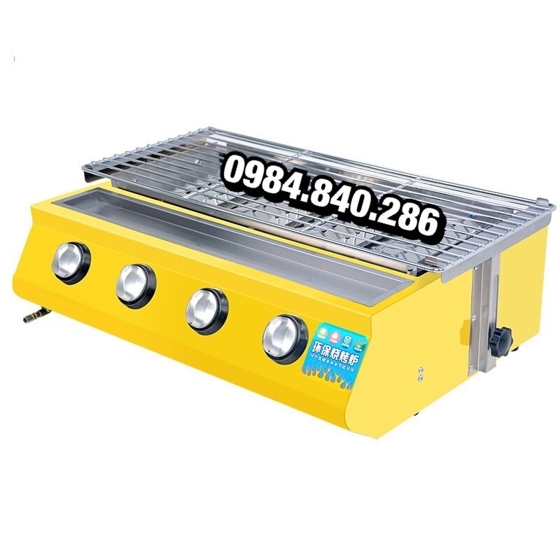 Bếp nướng BBQ 4 họng bằng gas X222