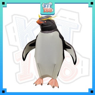 Mô hình giấy động vật Chim cánh cụt Rockhopper