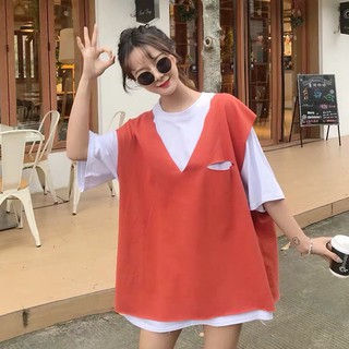 Áo gile nữ - mua áo gile tặng áo thun