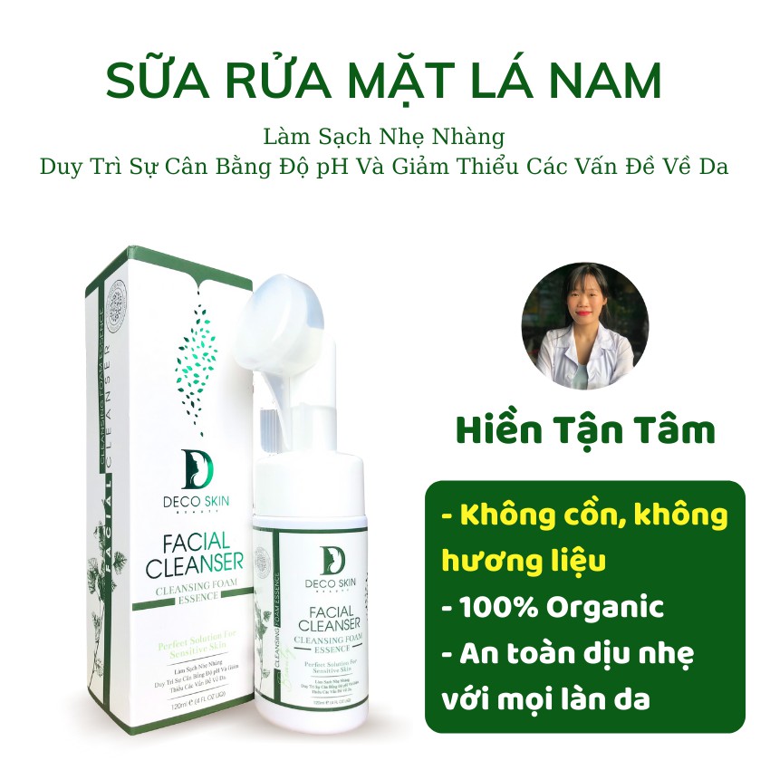 Sữa Rửa Mặt Lá Nam Acnes Chuyên Dành Cho Da Mụn Giữ Ẩm Giúp Da Hấp Thu Dưỡng Chất Trong Lá Nam Giảm Viêm Da Hiền Tận Tâm