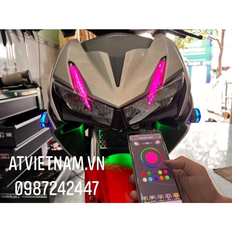 Bộ Audi hiệu ứng chạy quét cho WINNER X chỉnh màu qua app - Bộ Full Đế nhựa