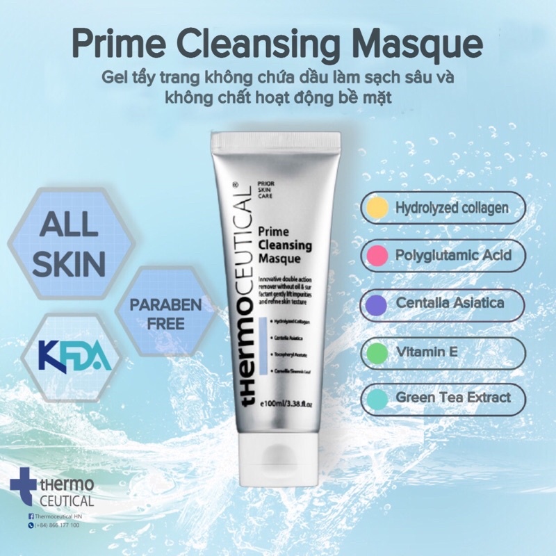 Gel tẩy trang #thermoCEUTICAL ##Prime_Cleansing_Masque