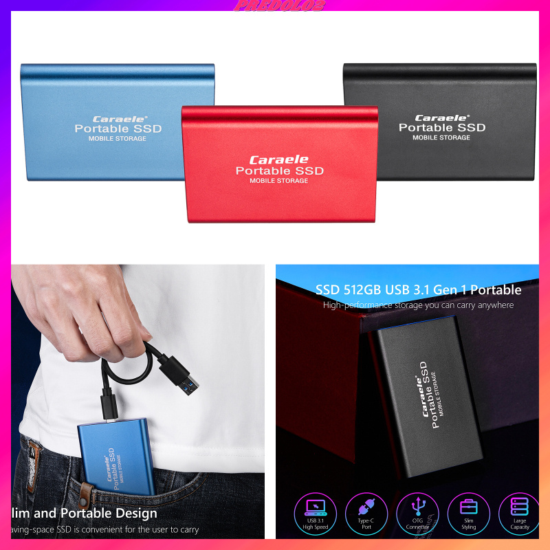 Ổ Cứng Ngoài Ssd Predolo2 Chống Sốc Cho Laptop Ps4 | BigBuy360 - bigbuy360.vn