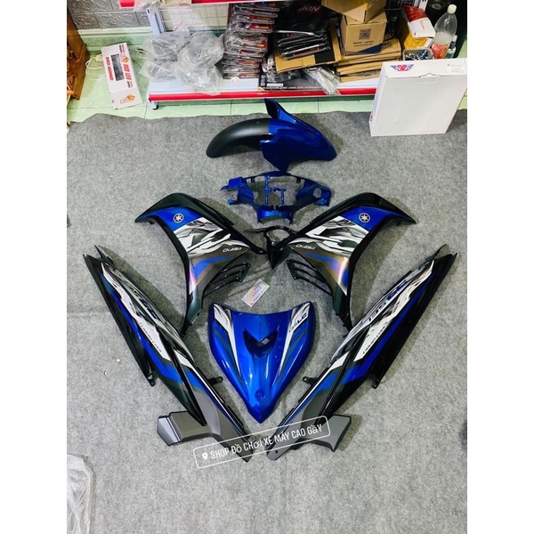 Áo Exciter Xanh Đen V7