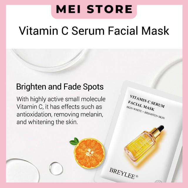 Mặt nạ dưỡng da BREYLEE collagen vitamin C retinol làm trắng lành mụn