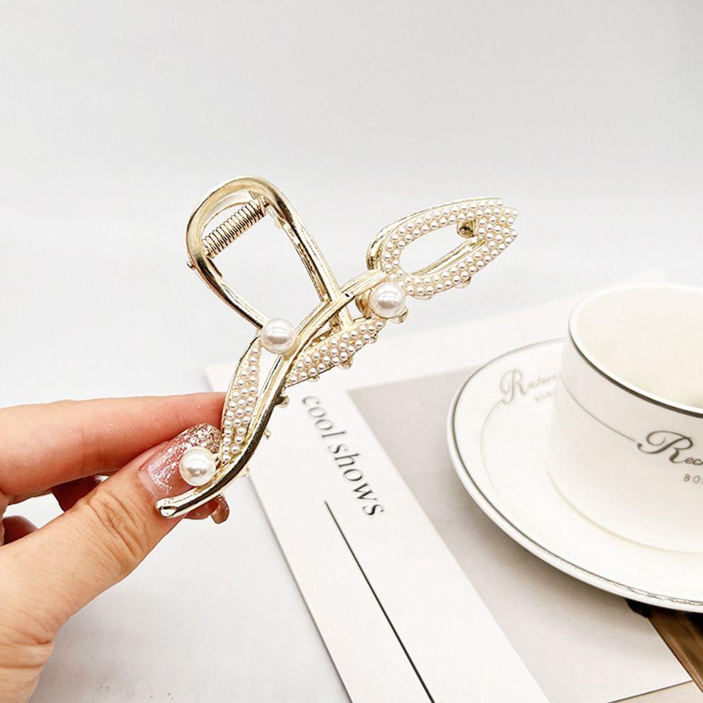 Kẹp Tóc Hình Hoa Tulip Bằng Hợp Kim Đơn Giản Thanh Lịch Cho Nữ