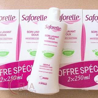 [250ml]Dung dịch vệ sinh phụ nữ SAFORELLE Gentle nội địa Pháp
