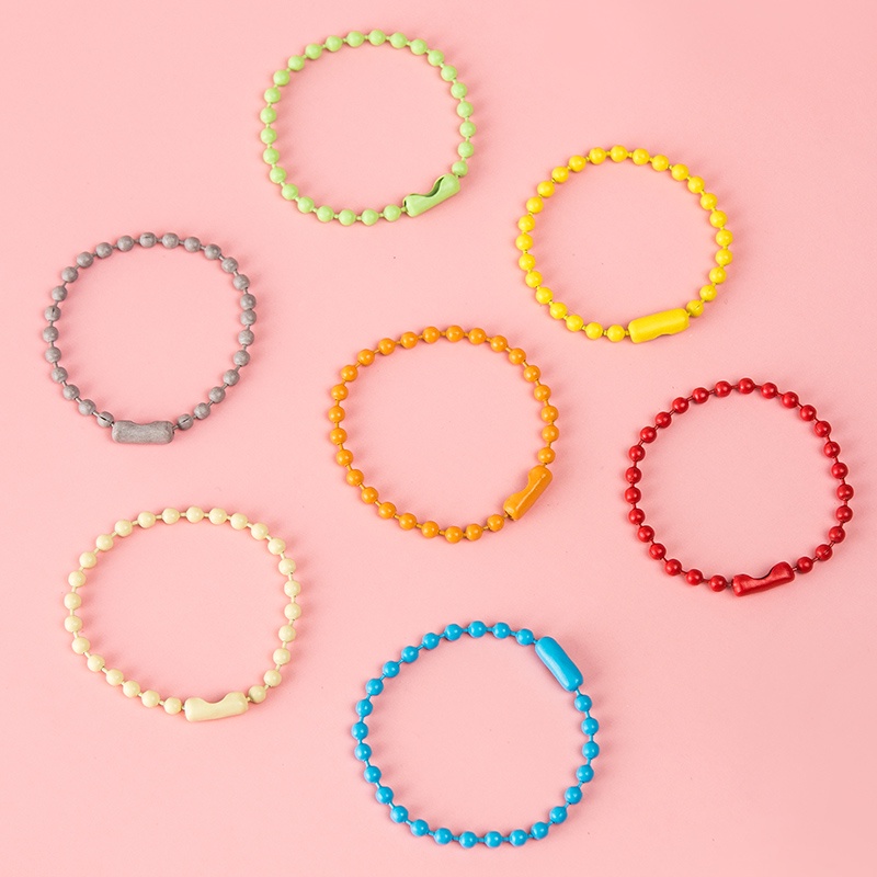 Set 10 Mặt Dây Chuyền Xỏ Hạt Nhiều Màu Sắc Dùng Làm Đồ Trang Sức diy