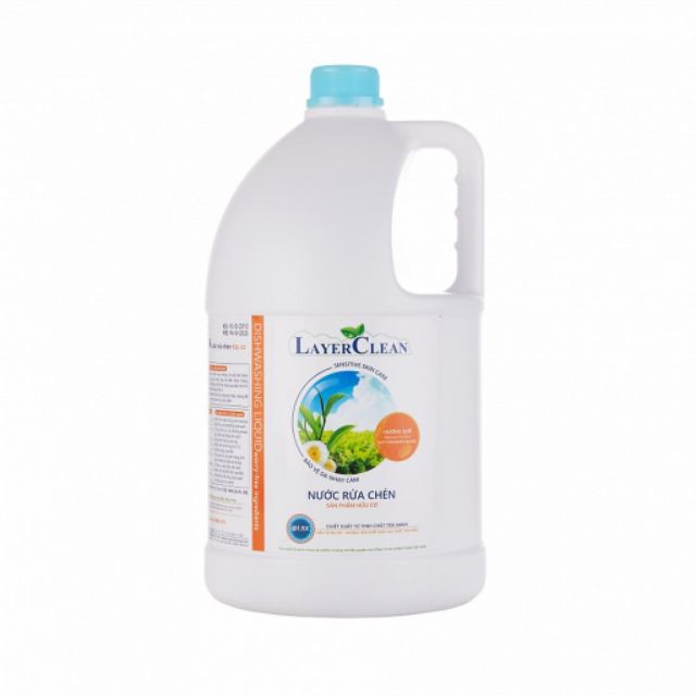 Nước rửa chén bát hữu cơ Layer Clean hương Quế 5L